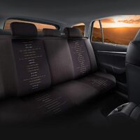 Set Huse Scaune Auto pentru Peugeot 807 - Panda Kiev, negru - bej, 11 piese