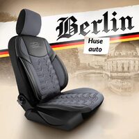 Set Huse Scaune Auto pentru Mitsubishi ASX - Panda Berlin, gri petrol, 11 piese