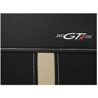 Set Huse Scaune Auto pentru Citroen C8 - Pok-Ter GTR, Piele Ecologica, Negru - Bej, 9 piese
