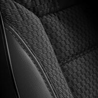 Set Huse Scaune Auto pentru BMW SERIA 1 - DeluxeBoss Classico, pentru bancheta rabatabila fractionata, 11 piese, negru gri