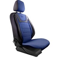 Set Huse Scaune Auto pentru Hyundai Tucson - Prestige, negru albastru, 11 piese