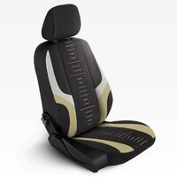 Set Huse Scaune Auto pentru Peugeot 807 - Panda Kiev, negru - bej, 11 piese