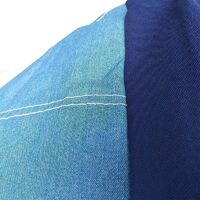 Set Huse Scaune Auto pentru Skoda Scala - RoGroup Blue Jeans, cu fermoare pentru bancheta rabatabila, 9 piese