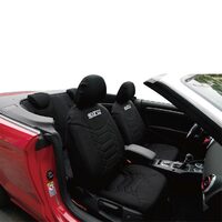 Set Huse Scaune Auto pentru Skoda Octavia 1 - Sparco Sport, negru, 9 bucati