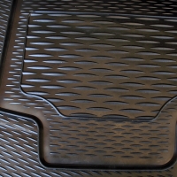 Covorase auto Dacia Logan din cauciuc RoGroup, 4 buc tip tavita