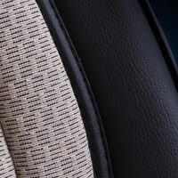 Set Huse Scaune Auto pentru Volvo S60 - Panda Prestige, Negru-Bej, 11 piese