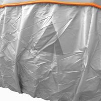 Prelata auto impermeabila cu protectie pentru grindina Chevrolet Kalos - RoGroup, 3 straturi, gri