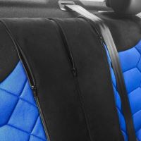 Huse Scaune Auto Audi A3 8P - Sparco Sport Albastru - Negru 11 Buc