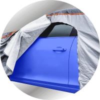 Prelata auto impermeabila cu protectie pentru grindina Peugeot 308 Combi/Break - RoGroup, 3 straturi, gri