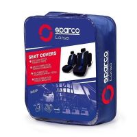 Huse Scaune Auto Audi 90 - Sparco Blue Spider, 9 bucati