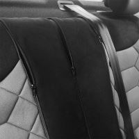 Huse Scaune Auto Bmw Seria 3 E90 - Sparco Sport Gri - Negru 11 Buc