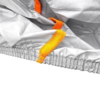 Prelata auto impermeabila cu protectie pentru grindina Peugeot 407 - RoGroup, 3 straturi, gri