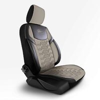 Set Huse Scaune Auto pentru Renault Twingo - Panda Berlin, bej - negru, 11 piese