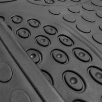 Covorase auto Bubble RoGroup, negre, 4 bucati