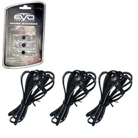 Set 3 LED-uri decorative, autoadezive, albastru