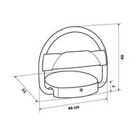 Dispozitiv blocator parcare automat, cu telecomanda si baterii