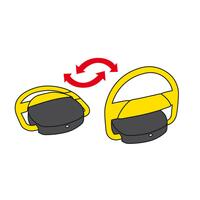 Dispozitiv blocator parcare automat, cu telecomanda si baterii