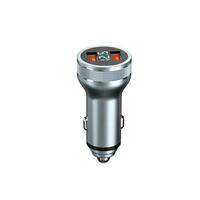 Incarcator auto Siegbert, Quick Charge, corp aliaj aluminiu, indicator LED, universal 