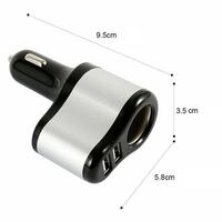 Incarcator auto Siegbert DUAL USB Q.C3.0 x2, protectie, gri