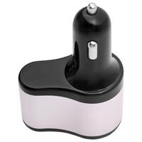 Incarcator auto Siegbert DUAL USB Q.C3.0 x2, protectie, gri