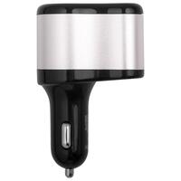Incarcator auto Siegbert DUAL USB Q.C3.0 x2, protectie, gri