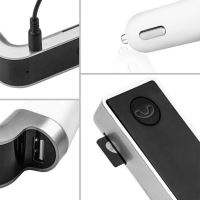 Modulator FM Handsfree Bluetooth Siegbert CARG7, USB, card SD, culoare silver