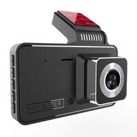 Camera auto DVR duala, FullHD 1080P, inregistrare fata si spate, display 4", Night Vision, inregistrare in bucla, unghi 170 grade, senzor miscare, alimentare bricheta auto
