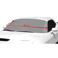 Husa auto exterioara Dust, protectie gheata si zapada pentru parbriz, 200x80 cm