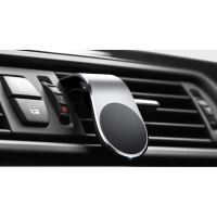 Suport auto pentru telefon RoGroup, magnetic, prindere in sistemul de ventilatie, negru