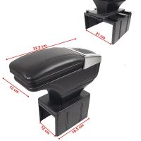 Cotiera universala rabatabila si culisanta, reglabila, cu suport de pahar si scrumiera, negru