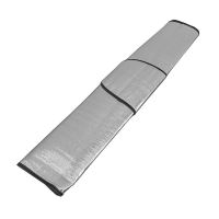 Parasolar auto exterior iarna-vara RoGroup, folie aluminiu, 140 cm x 100 cm