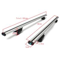 Set bare transversale din aluminiu, 120 cm