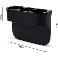 Organizator auto cu suport pahare si compartimente pentru depozitare telefon si diverse obiecte mici 