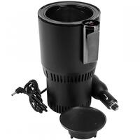Suport pahar cu incalzire sau racire, display, alimentare 12V, 36W, 11.45 X 96 X 16.6 cm, negru