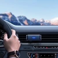 Suport auto pentru telefon cu senzor si fixare automata, negru