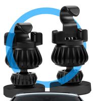 Suport auto pentru telefon, magnetic, prindere pe tija tetierei banchetei din fata, unghi reglabil, rotativ 360 grade, universal