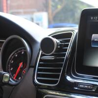 Suport auto pentru telefon, universal, magnetic, negru
