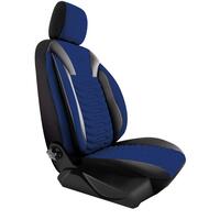 Set Huse Scaune Auto Panda Paris, Albastru-Negru, 11 piese