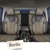 Set Huse Scaune Auto Panda Berlin, bej - negru, 11 piese