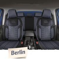 Set Huse Scaune Auto Panda Berlin, gri petrol, 11 piese