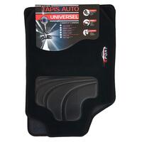 Set Covorase Auto Universale Custo Sport, Mocheta, negru, 4 buc