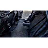 Set Huse Scaune Auto Panda Biga, protectie pentru suprafata scaunelor, material tip in, gri inchis-negru, 11 piese