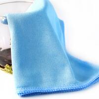 Laveta din microfibra pentru sters geamuri, 30 cm x 40 cm, albastru