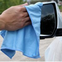 Laveta din microfibra pentru sters geamuri, 30 cm x 40 cm, albastru