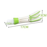Perie pentru curatat interior auto, dubla functionalitate, microfibra si nylon
