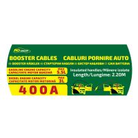 Cabluri pornire auto RoGroup, 400A, 2.2 metri