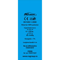 Chinga cu clichet fixare marfa RoGroup, 570 kg, 4 m, 1 buc