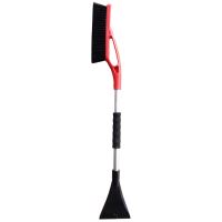 Perie si racleta gheata RoGroup, 82 cm, rosu