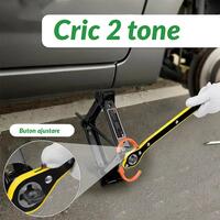 Set cric Siegbert 2T tip foarfeca si cheie roti tip clichet