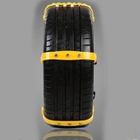 Set 10 bucati benzi late antiderapante pentru zapada, cu insertii metalice